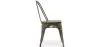 Sedia da pranzo - Design industriale - Acciaio e legno - Nuova edizione - Stylix image 7