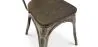 Sedia da pranzo - Design industriale - Acciaio e legno - Nuova edizione - Stylix image 7