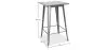 Tavolino sgabello quadrato - Stile Industriale - 100 cm - Galla image 7