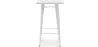 Tavolino sgabello quadrato - Stile Industriale - 100 cm - Galla image 7