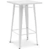 Tavolino sgabello quadrato - Stile Industriale - 100 cm - Galla image 7