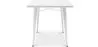 Tavolo da pranzo rettangolare - Stile Industriale - Metallo bianco - Ashi image 7
