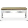 Panca - Design Industriale - Legno e Metallo - Stylix image 7