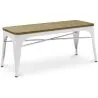 Panca - Design Industriale - Legno e Metallo - Stylix image 7