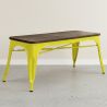 Panca di Design Industriale - Legno e Metallo - Stylix image 7
