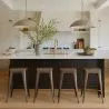 Sgabello da bar - Design industriale - Legno e acciaio - 76 cm - Nuova edizione- Stylix image 7