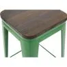 Sgabello da bar - Design industriale - Legno e acciaio - 76 cm - Nuova edizione- Stylix image 7