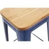 Sgabello da bar - Design industriale - Legno e acciaio - 76cm - Nuova edizione - Stylix image 7