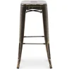 Sgabello da bar – Stile industriale – Acciaio – 76 cm – Stylix image 7