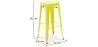 Sgabello da bar – Stile industriale – Acciaio – 76 cm – Stylix image 7