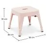 Sgabello per bambini Stylix Design Industriale Acciaio - Nuova Edizione image 7