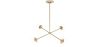 Lampada a soffitto dorata - Lampada a sospensione - 4 bracci - Luba image 7