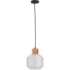 Lampada a Soffitto in Legno e Vetro - Lampada a Sospensione - Bumba image 7