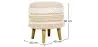 Sgabello Pouf Rotondo - Stile Boho Bali - Ivy  image 7