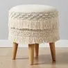 Sgabello Pouf Rotondo - Stile Boho Bali - Debra  image 7