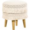 Sgabello Pouf Rotondo - Stile Boho Bali - Debra  image 7