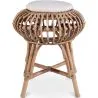 Sgabello da bar in rattan - Stile Boho Bali - Lera image 7