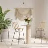 Sgabello da bar in rattan - Stile Boho Bali - Tray image 7
