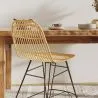 Sedia da pranzo in rattan - Stile Boho Bali - Prena image 7