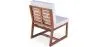 Sedia da salotto in legno - Sedia di design Boho Bali - Glan image 7