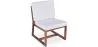 Sedia da salotto in legno - Sedia di design Boho Bali - Glan image 7