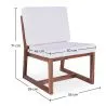 Sedia da salotto in legno - Sedia di design Boho Bali - Glan image 7
