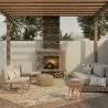 Sedia da salotto in legno - Sedia di design Boho Bali - Glan image 7