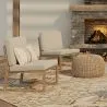 Sedia da salotto in legno - Sedia di design Boho Bali - Glan image 7