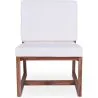 Sedia da salotto in legno - Sedia di design Boho Bali - Glan image 7