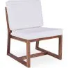 Sedia da salotto in legno - Sedia di design Boho Bali - Glan image 7