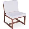 Sedia da salotto in legno - Sedia di design Boho Bali - Glan image 7