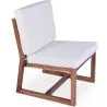 Sedia da salotto in legno - Sedia di design Boho Bali - Glan image 7