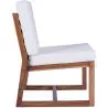 Sedia da salotto in legno - Sedia di design Boho Bali - Glan image 7