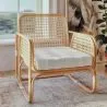 Sedia da salotto in rattan - Sedia di design - Boho Bali - Qawa image 7