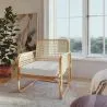 Sedia da salotto in rattan - Sedia di design - Boho Bali - Qawa image 7