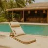 Lettino da giardino in rattan stile Boho Bali - Chenai image 7