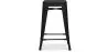 Sgabello da bar - Design industriale - Acciaio opaco - 60cm - Nuova edizione - Stylix image 7