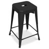 Sgabello da bar - Design industriale - Acciaio opaco - 60cm - Nuova edizione - Stylix image 7