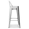 Sgabello da bar con schienale - Design industriale - 76 cm - Nuova edizione - Stylix image 7