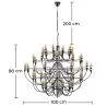 Lampadario a soffitto - Lampada a sospensione - Grande dimensione - Bella image 7