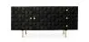 Credenza Vintage Nera - 2 Sportelli - Legno e Acciaio - Huisu image 7