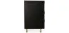 Credenza Vintage Nera - 2 Sportelli - Legno e Acciaio - Huisu image 7