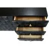 Credenza Vintage Nera - 2 Sportelli - Legno e Acciaio - Huisu image 7