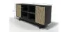 Credenza in Legno Naturale - Stile Vintage - Nero - Edan image 7