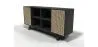 Credenza in Legno Naturale - Stile Vintage - Nero - Edan image 7