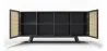 Credenza in Legno Naturale - Stile Vintage - Nero - Edan image 7