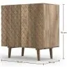 Credenza in Legno Naturale - Design Boho Bali - Scarp image 7