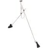 Lampada da soffitto flessibile - Lampada a sospensione - 2 bracci - Pats image 7