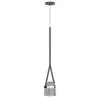 Lampada da soffitto - Lampada a sospensione - Pelle e vetro - Bim image 7