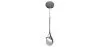 Lampada da soffitto - Lampada a sospensione - Pelle e vetro - Bim image 7